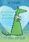 Dragon mignon avec douceur et tendresse
